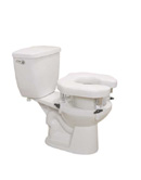 Open Padded Raised Toilet Seat